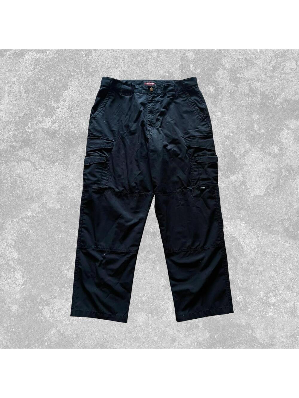 Tru Spec Mens 36 Black Tactical Cargo Pants Ripstop Utility Outdoor Work EUC